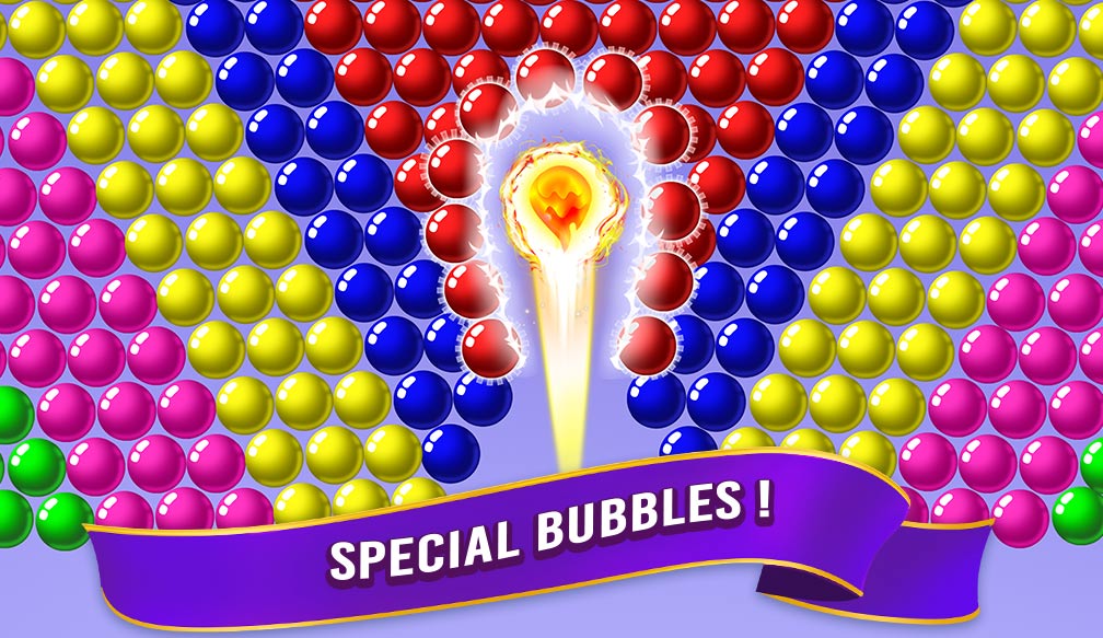 Mad Over Games on X: A Original & colorful bubble popping